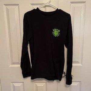 Van's Men's Black Long Sleeve Graphic Tee - Size Medium
